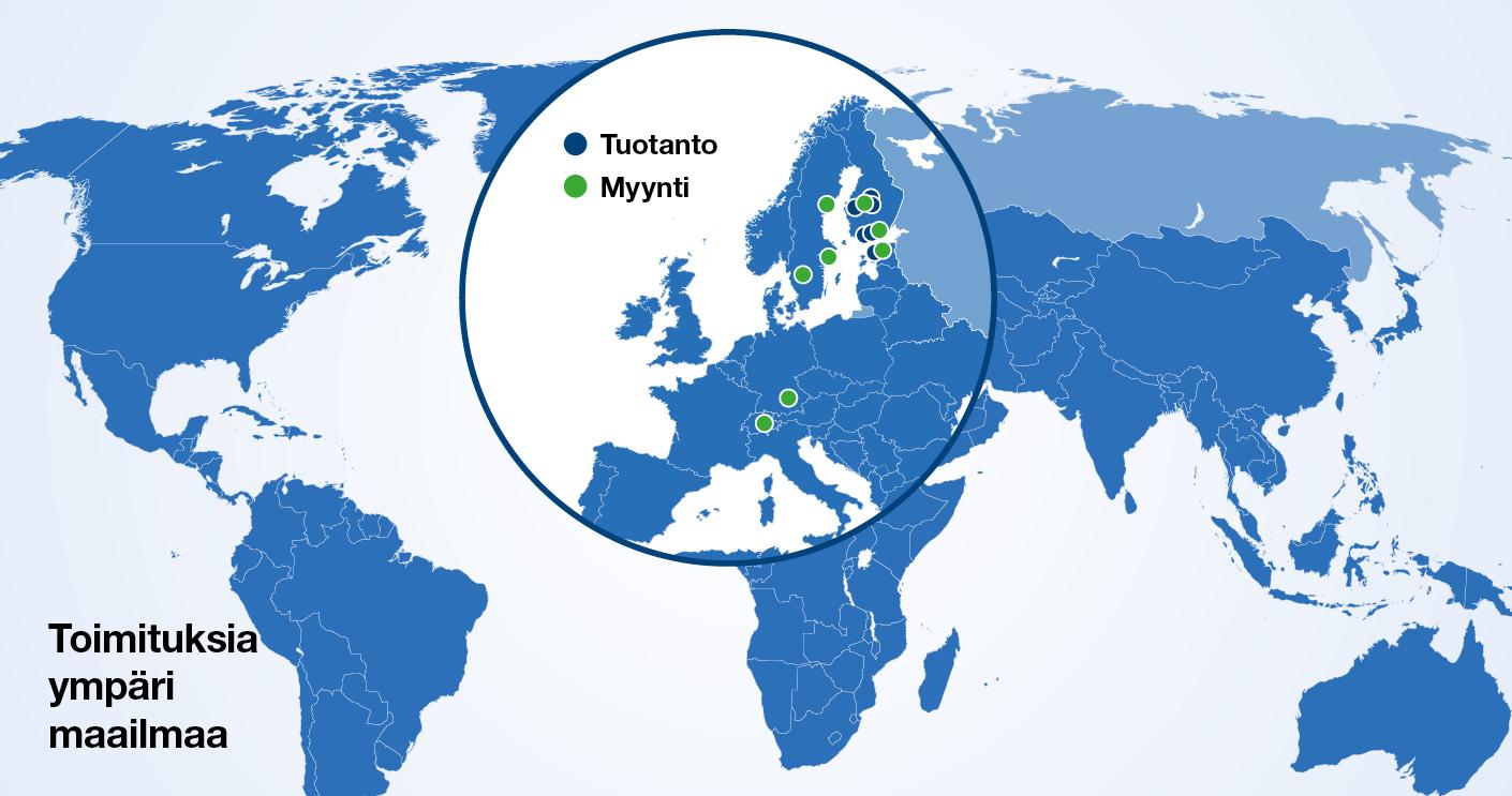 miksi hankinta Suomesta ja Virosta Keski-Eurooppaan on järkevää
